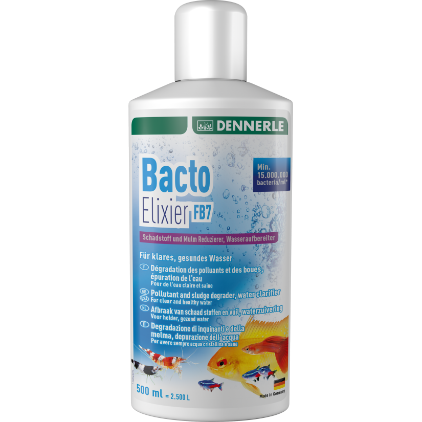 DENNERLE - Bacto Elixier - 500ml - Bactéries de filtration