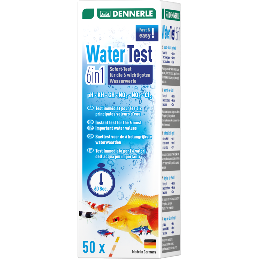 DENNERLE - WaterTest 6in1 - Tester s trakovi