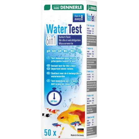 DENNERLE - WaterTest 6en1 - Testeur bandelette