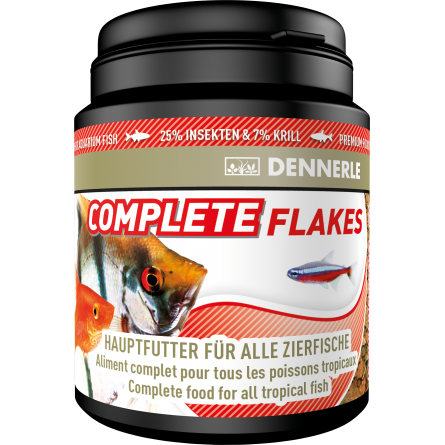 DENNERLE - Complete Flackes - 200ml - Komplettes Fischfutter