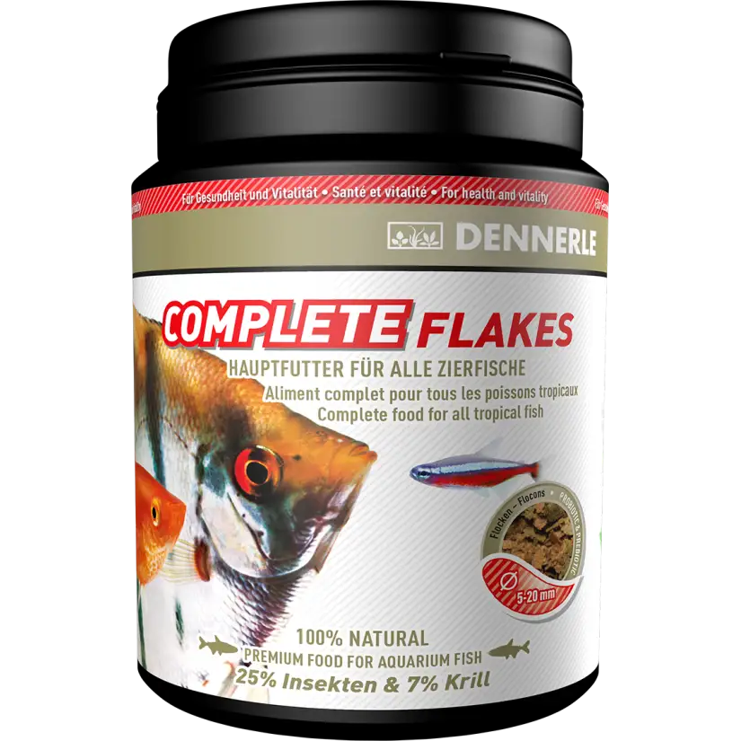 DENNERLE - Complete Flackes - 1000ml - Alimento completo para peces