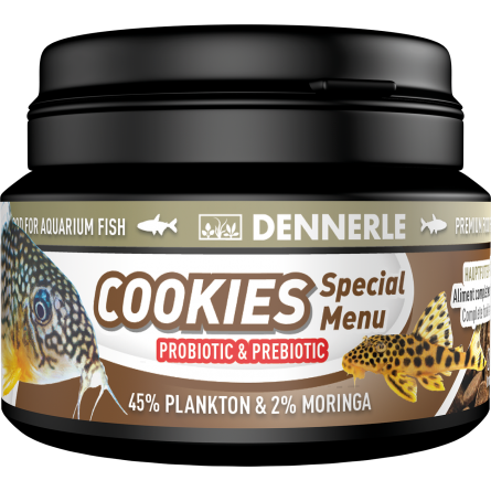 DENNERLE - Coockies Special Menu - 100ml - Aliment pour poissons de fond