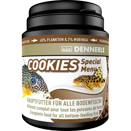 DENNERLE - Menú Especial Coockies - 200ml - Alimento para peces de fondo