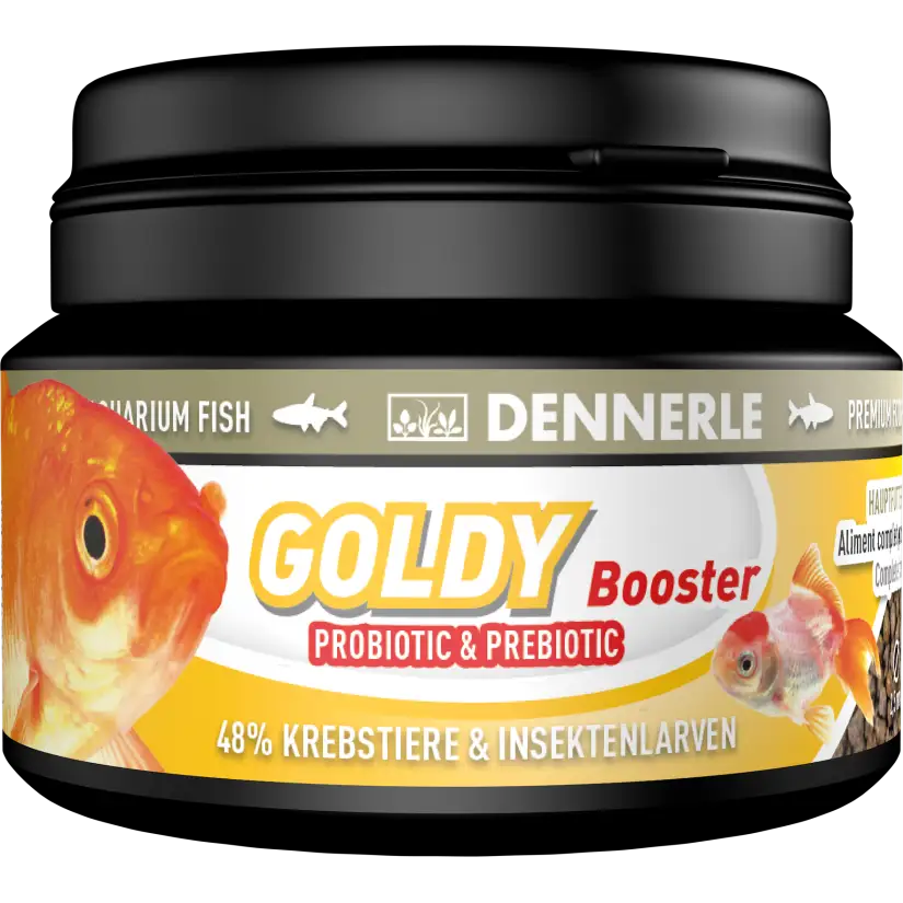 DENNERLE - Goldy Booster - 100ml - Aliment complet pour poissons rouges