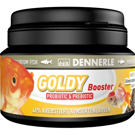 DENNERLE - Goldy Booster - 100ml - Aliment complet pour poissons rouges