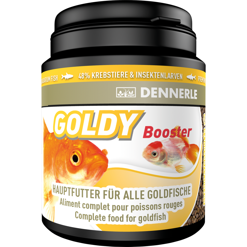 DENNERLE - Goldy Booster - 200ml - Aliment complet pour poissons rouges