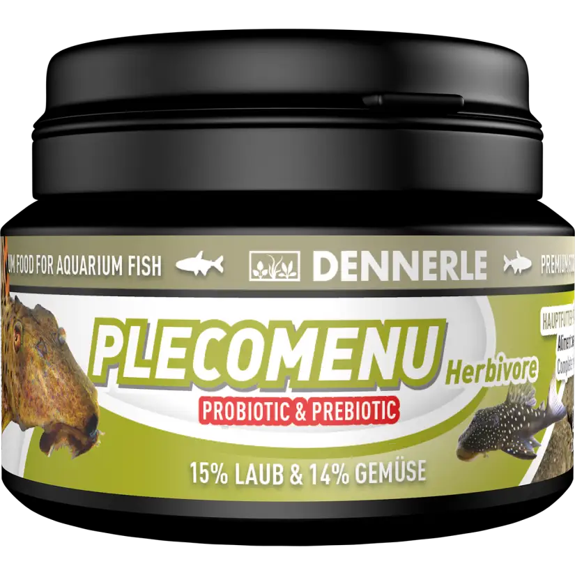 DENNERLE - PlecoMenu Herbivore - 100ml - Compleet voer voor meervallen