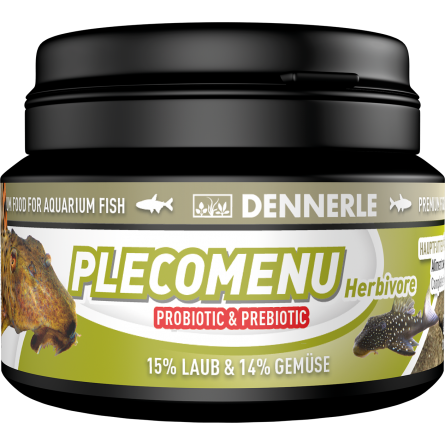 DENNERLE - PlecoMenu Herbivore - 100ml - Alimento completo para bagres