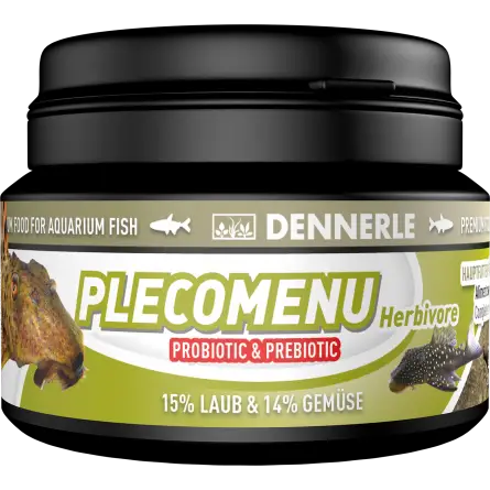 DENNERLE - PlecoMenu Herbivore - 100ml - Compleet voer voor meervallen