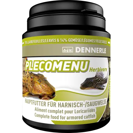 DENNERLE - PlecoMenu Herbivore - 200ml - Alimento completo para bagre