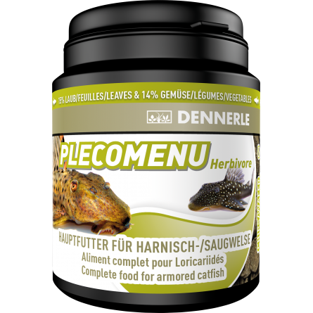 DENNERLE - PlecoMenu Herbivore - 200ml - Alleinfuttermittel für Welse