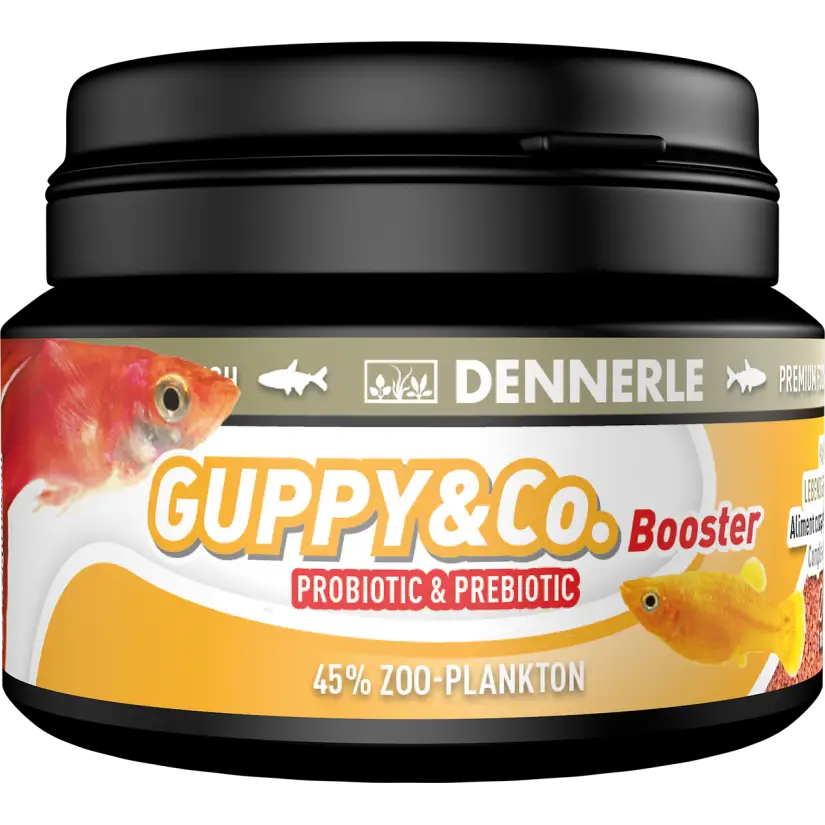 DENNERLE - Booster Guppy & CO. - 100 ml - Popolna hrana za gupije