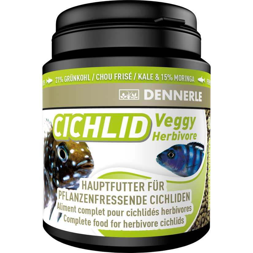 DENNERLE - Cichlid Veggy - 200ml - Aliment complet pour cichlidés carnivores