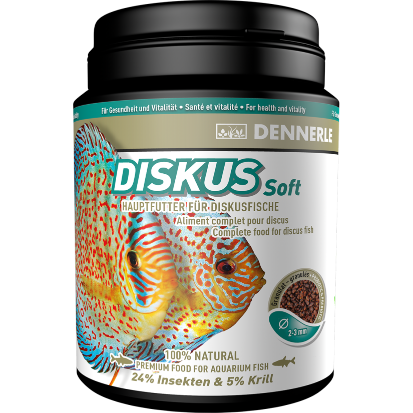 DENNERLE - Diskus Soft - 1000ml - Aliment complet pour Discus