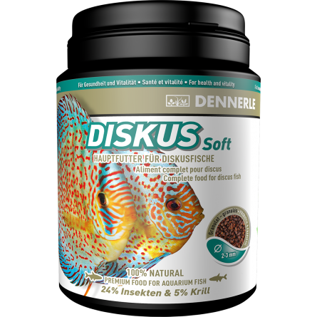 DENNERLE - Diskus Soft - 1000 ml - Popolna hrana za diskuse