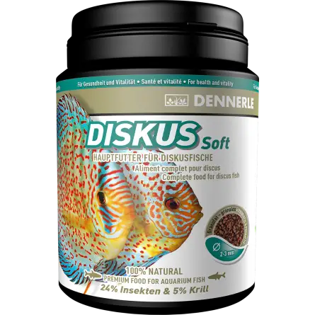 DENNERLE - Diskus Soft - 1000ml - Alimento completo para Discus