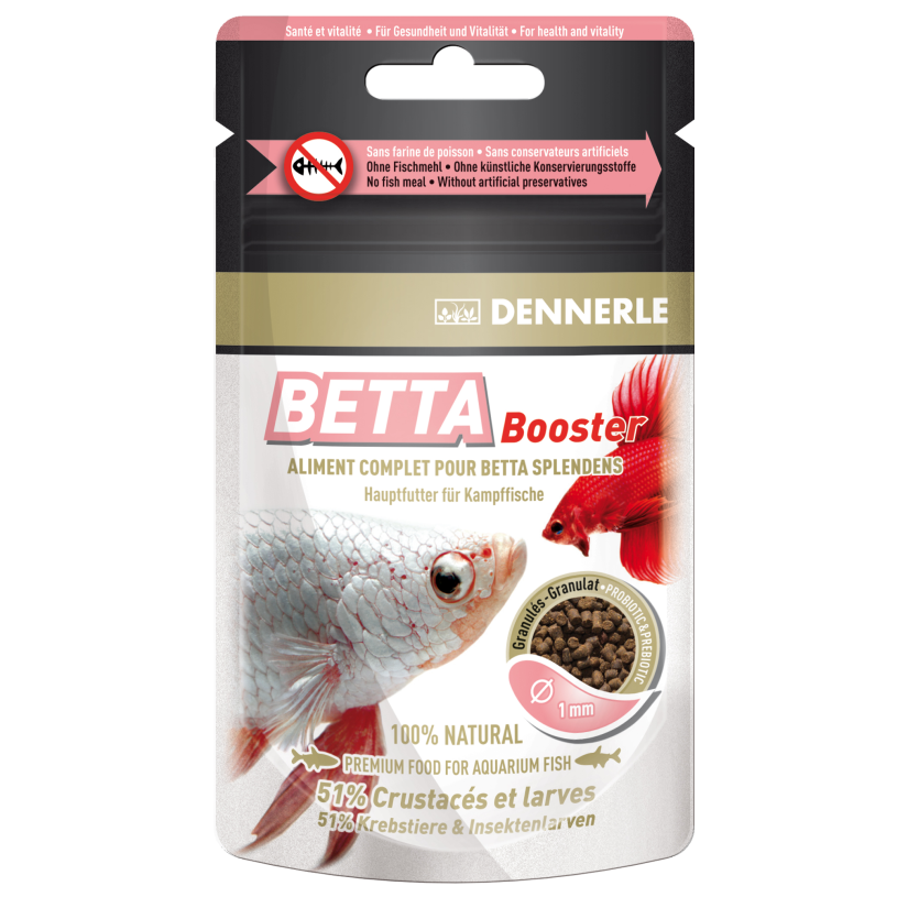 DENNERLE - Betta Booster - 30ml - Aliment complet pour Bettas