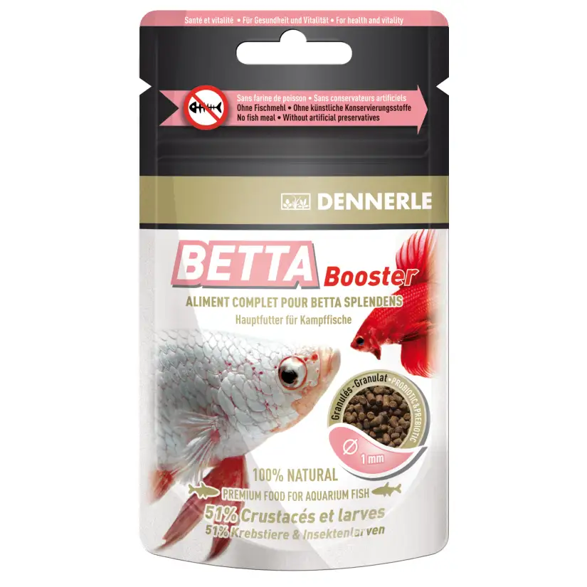 DENNERLE - Betta Booster - 30ml - Aliment complet pour Bettas