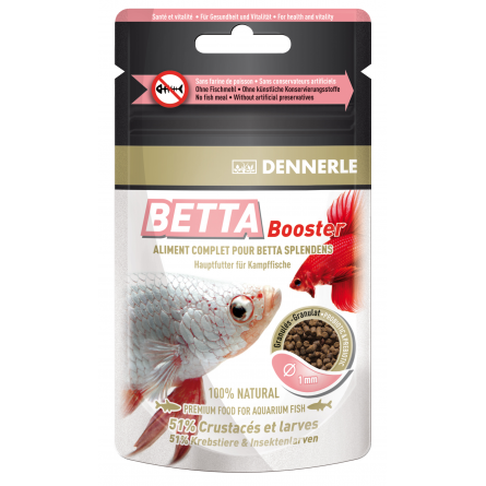 DENNERLE - Betta Booster - 30ml - Aliment complet pour Bettas