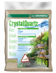 DENNERLE - Crytal Quartz - 10kg - Ghiaia di quarzo bianco naturale (da 1 a 2 mm)