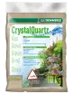 DENNERLE - Crytal Quartz - 10kg - Ghiaia di quarzo bianco naturale (da 1 a 2 mm)