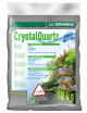 DENNERLE - Crytal Quartz - 10kg - Ghiaia di quarzo grigio ardesia (da 1 a 2 mm)