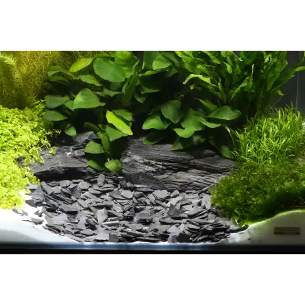 Gravier noir naturel de 3 à 5mm pour aquarium et bassin