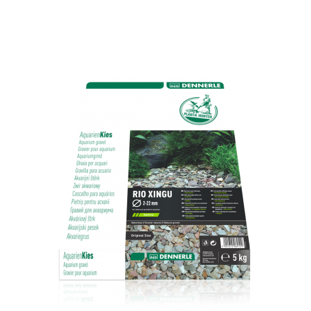 DENNERLE - Plantahunter Kies Rio Xingu - 5kg (2- 22mm) - Witte rivierkiezels