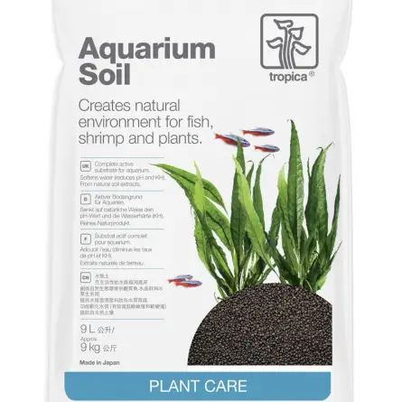 TROPICA - Aquarium Soil - 9l - Substrato nutriente per acquario