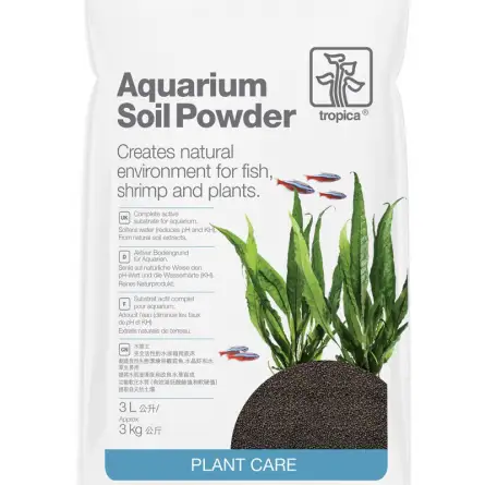 TROPICA - Aquarium Soil Powder - 3l - Nährboden für Aquarien