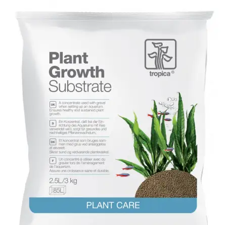 TROPICA - Substrato para el crecimiento de las plantas - 2,5 l - Tierra nutritiva para acuarios plantados