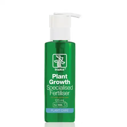 TROPICA - Fertilizante Especializado para Crescimento de Plantas - 125 ml - Fertilizante líquido para aquários plantados