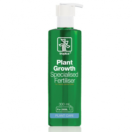 TROPICA - Fertilizante Especializado para Crescimento de Plantas - 300ml - Fertilizante líquido para aquários plantados