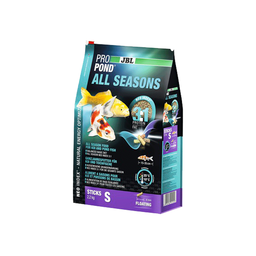 JBL - ProPond All Seasons S - 12l - Alimento para todas as estações para pequenas koi