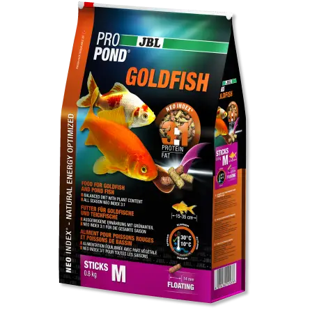 JBL - ProPond Goldfish M - 6l - Alimento para peixinhos dourados médios ou grandes