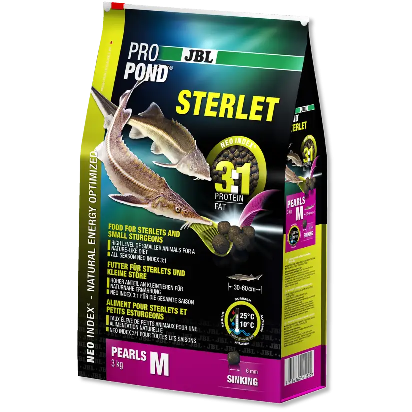 JBL - ProPond Sterlet M - 6l - Aliment complet pour petits esturgeons