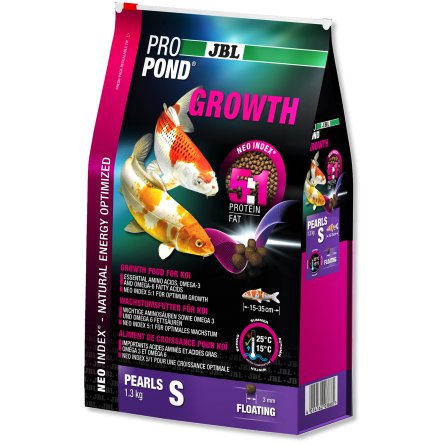 JBL - ProPond Growth S - 3l - Spezielles Wachstumsfutter für kleine Koi