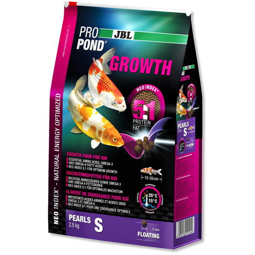 JBL - ProPond Growth S - 6l - Aliment spécial croissance pour koïs de petite taille