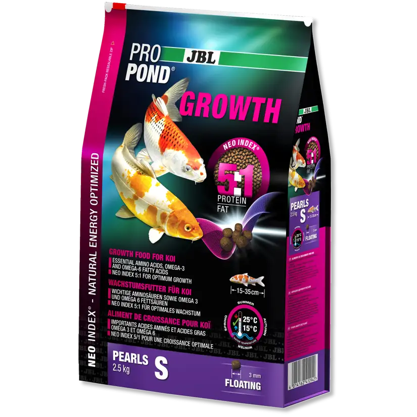 JBL - ProPond Growth S - 6l - Alimento de crescimento especial para pequenas koi