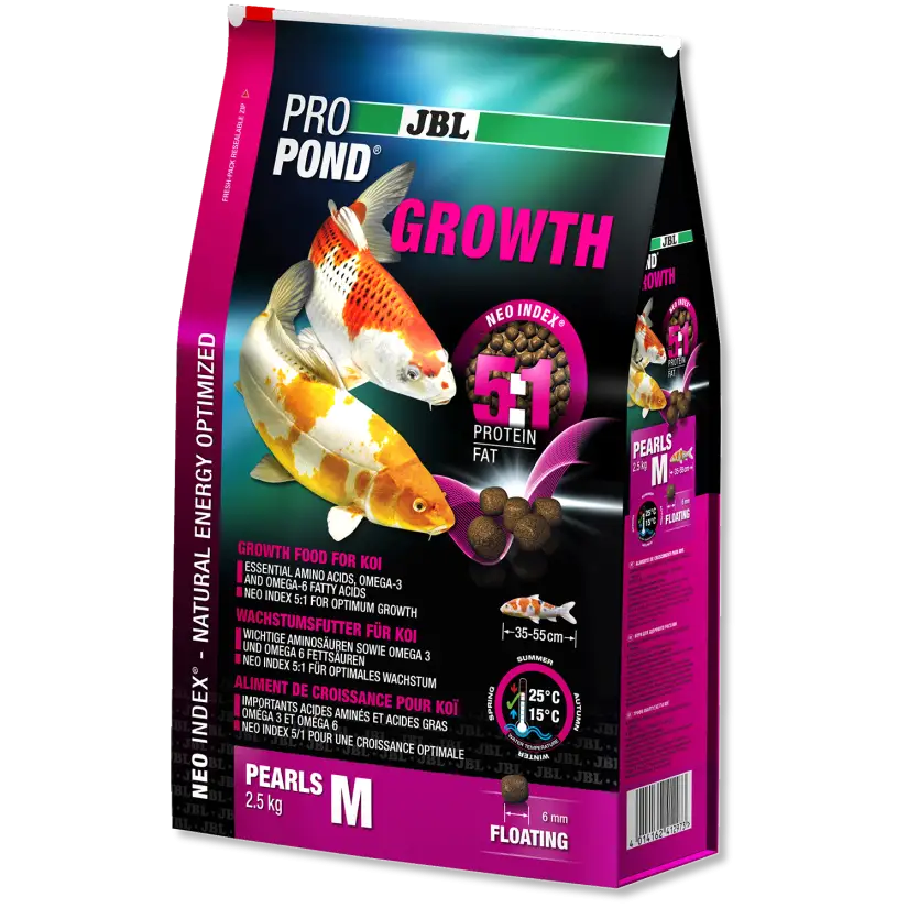 JBL - ProPond Growth M - 6l - Alimento de crecimiento para kois medianos