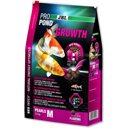 JBL - ProPond Growth M - 6l - Posebna rastna hrana za srednje velike koije