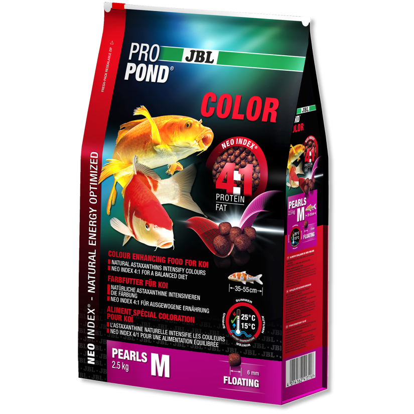 JBL - ProPond Color M - 6l - Alimento de cor especial para pequenas koi