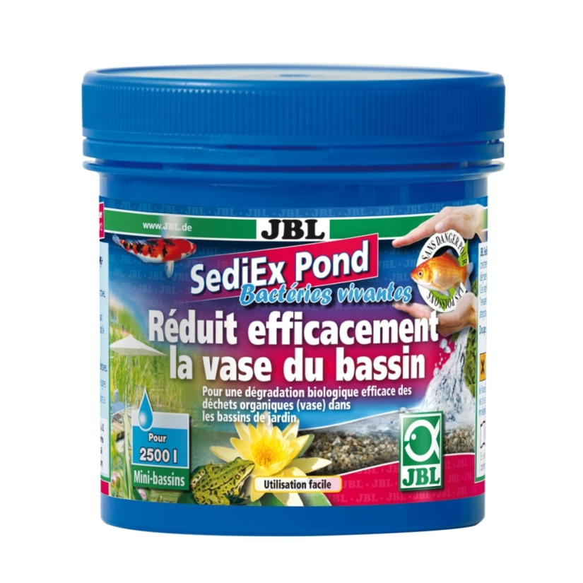 JBL - SediEX Pond - 250g - Bactérias e oxigênio ativo para degradação de lodo