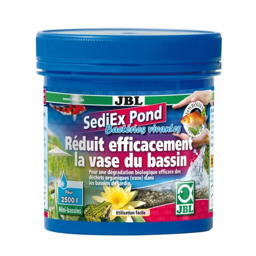 JBL - SediEX Pond - 250g - Bakterien und Aktivsauerstoff für den Schlammabbau