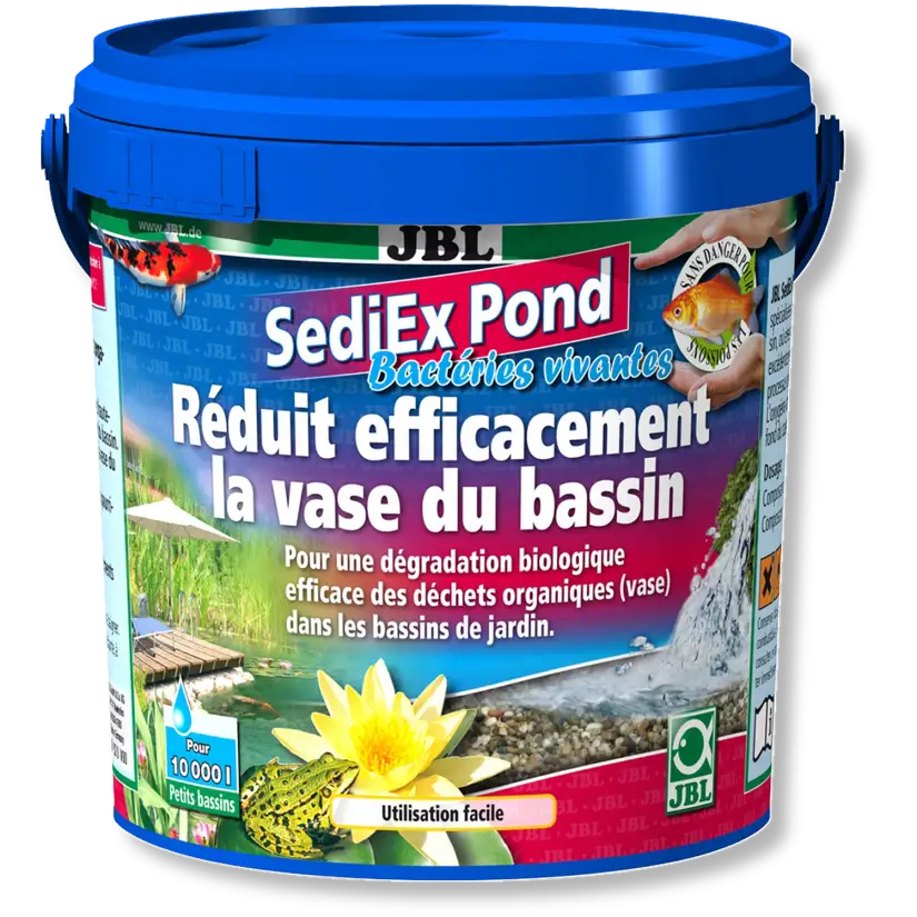 JBL - SediEX Pond - 1kg - Bactérias e oxigênio ativo para degradação de lodo