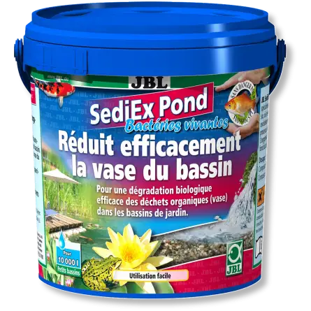 JBL - SediEX Pond - 1kg - Bactérias e oxigênio ativo para degradação de lodo