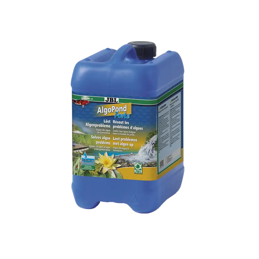 JBL - AlgoPond Forte - 2,5 l - Balsamo per l'acqua contro tutte le alghe