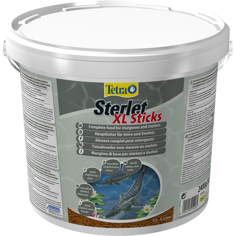 TETRA - Tetra Pond Sterlet Sticks XL - 5l - Alimento para esterletes y otros esturiones.