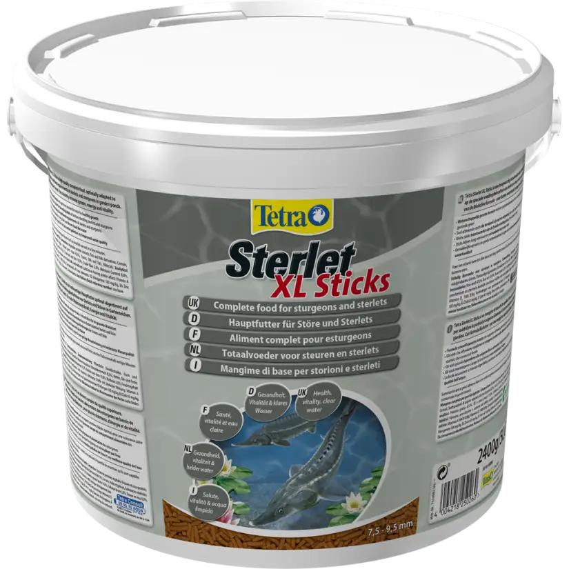 TETRA - Tetra Pond Sterlet Sticks XL - 5l - Alimento para esterlinas e outros esturjões.