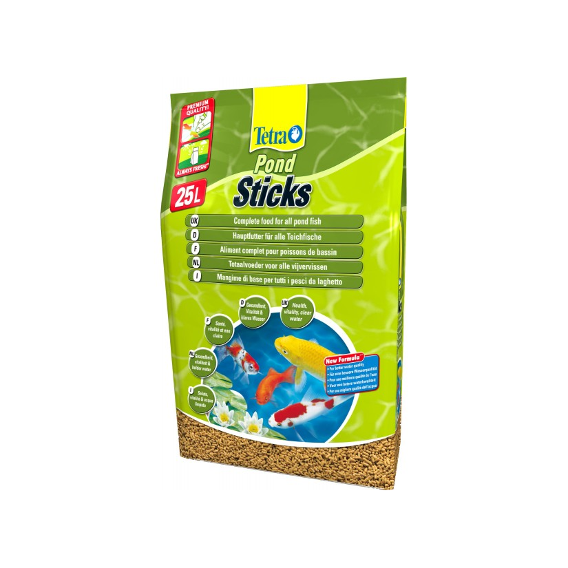 TETRA - Pond Sticks - 25l - Alimento para peces de estanque